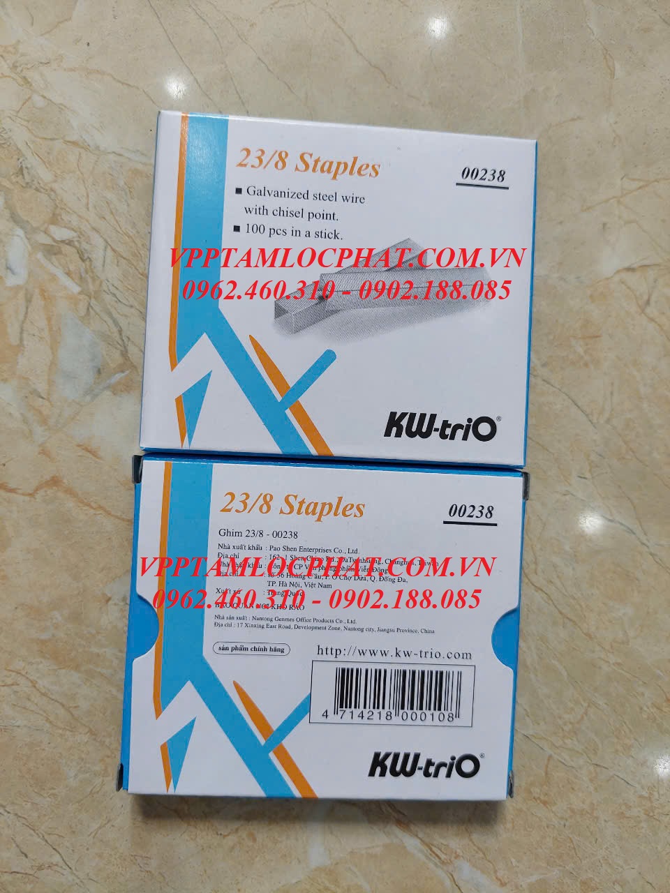 Đạn ghim KW-TriO 23/8 (50 tờ), HÀNG CHÍNH HÃNG