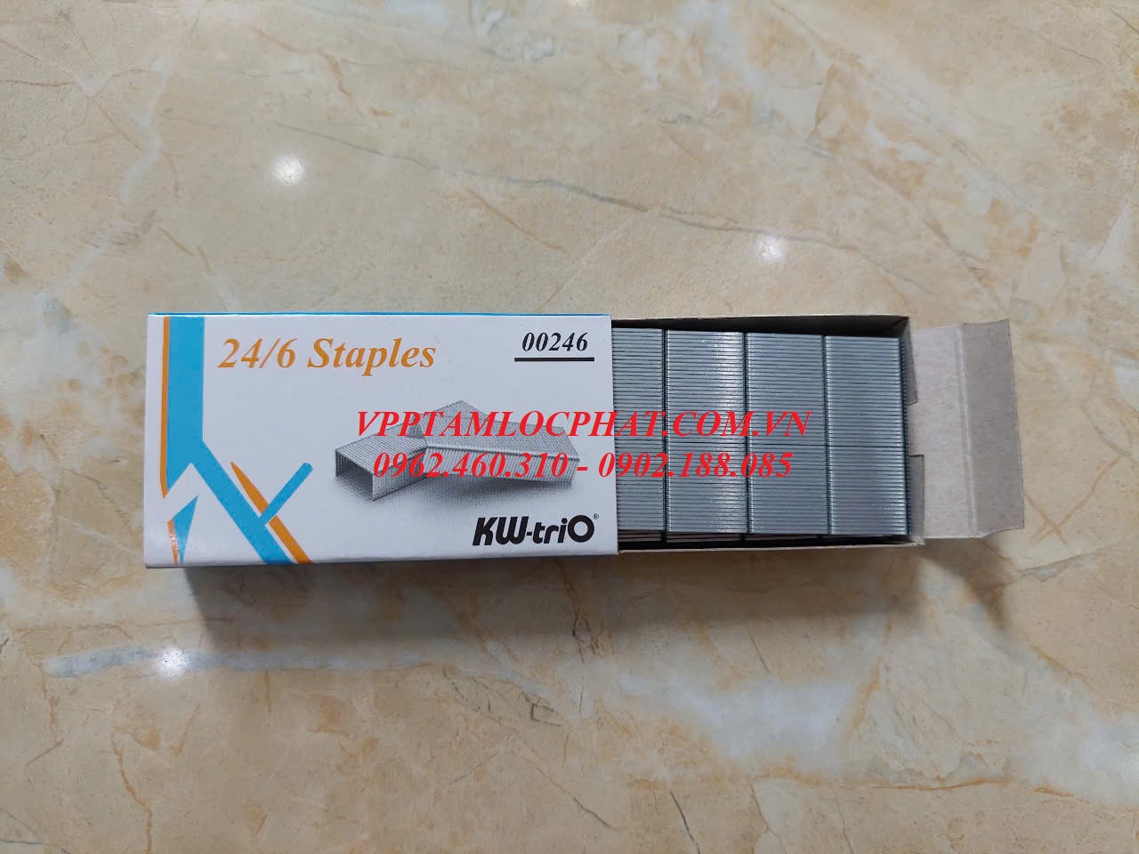 Đạn ghim KW-TriO 24/6 (35 tờ), HÀNG CHÍNH HÃNG