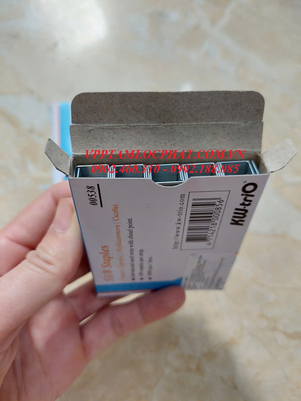 Ghim bấm gỗ KW-TriO 53/8 (HÀNG CHÍNH HÃNG) - Đạn ghim chuyên dụng dùng cho súng bắn ghim