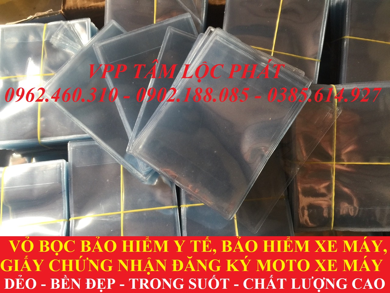 VỎ BỌC THẺ BHYT, BHXM...(loại 1), SỈ LH ĐỂ CÓ GIÁ TỐT NHẤT