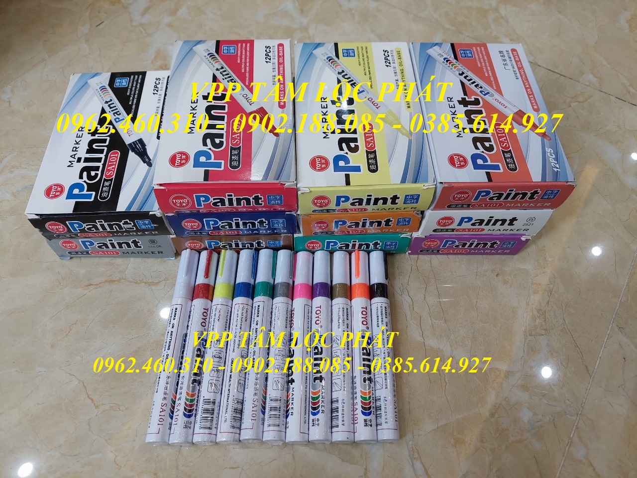 Bút Sơn Toyo BẠC