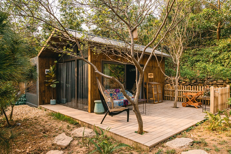 Cận cảnh căn nhà gỗ 30m2 chi phí xây dựng hết gần 500 triệu đồng