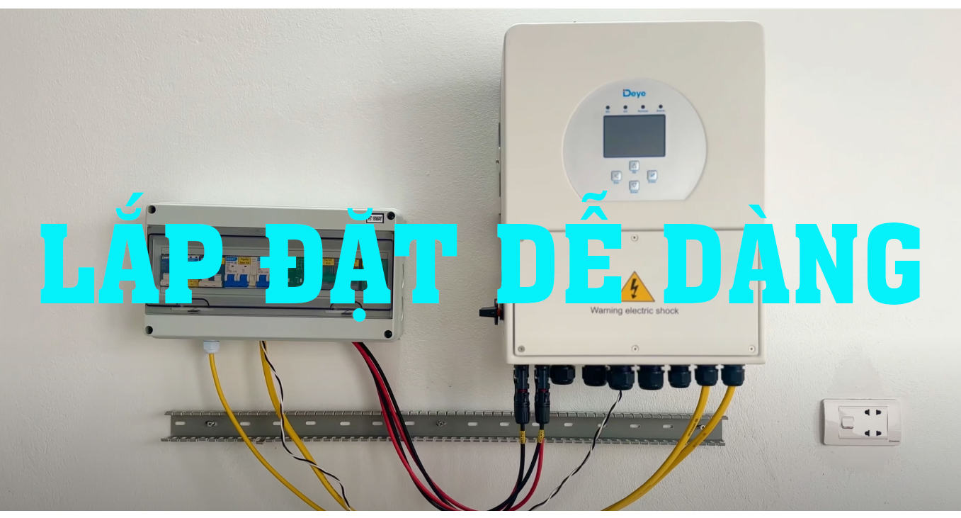 Hướng dẫn chi tiết cách đấu nối tủ điện cho biến tần và hệ thống năng lượng mặt trời nói chung