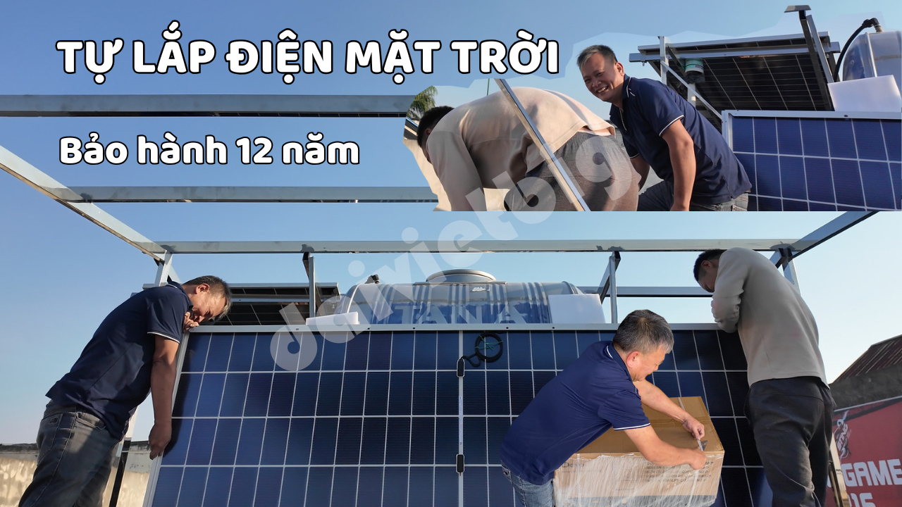 Quy cách lắp đặt điện năng lượng mặt trời dân dụng