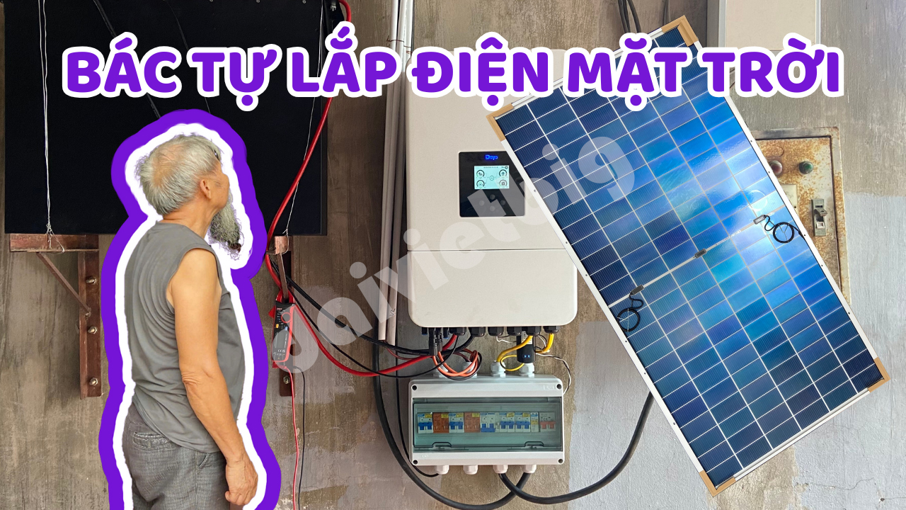 Hướng dẫn lắp điện năng lượng mặt trời - Deye ‪