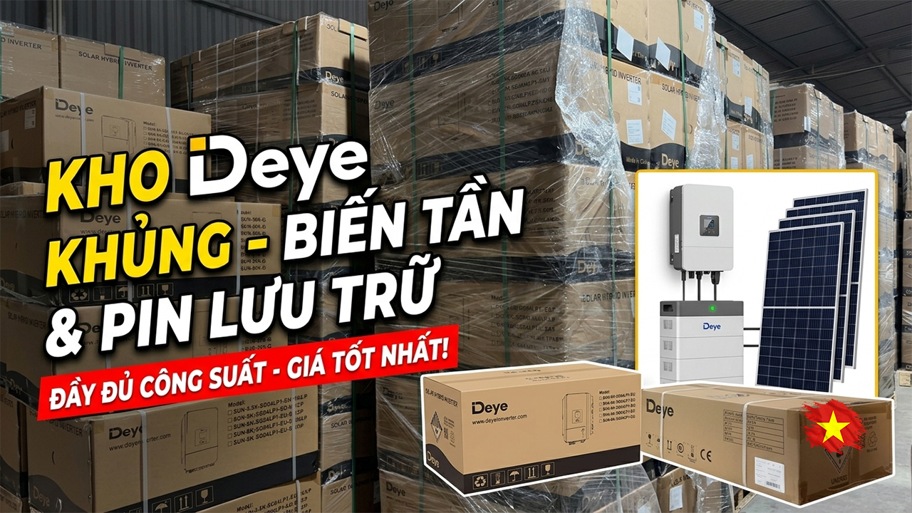 Tổng Kho Biến Tần Năng Lượng Mặt Trời - Phục Vụ Khách Hàng Và Đối Tác