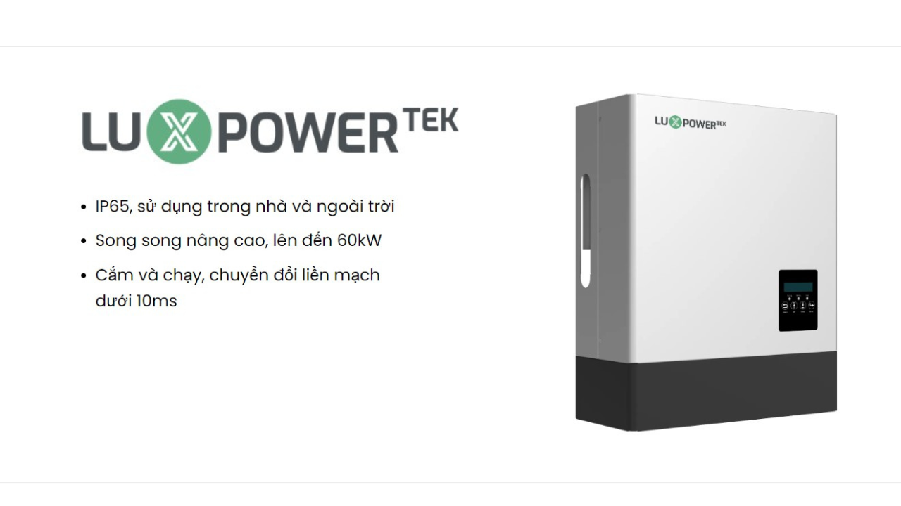 BIẾN TẦN LUXPOWER 6KW SNA 2024