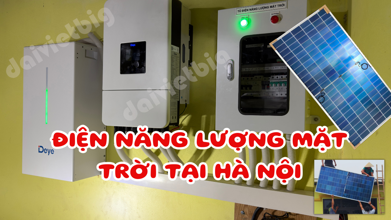 Điện Năng Lượng Mặt Trời Tự Lắp Tại Hà Nội