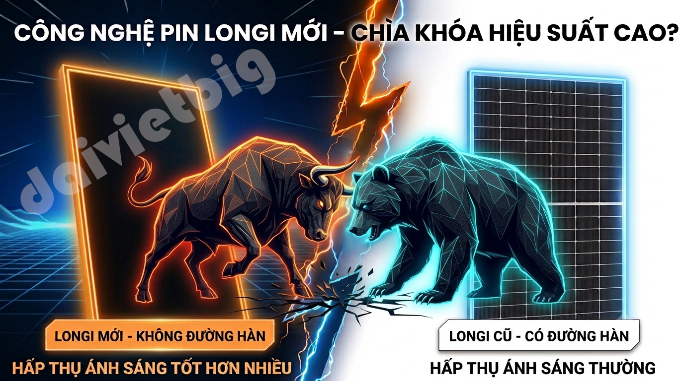 Tấm Pin Năng Lượng Mặt Trời Công Nghệ Mới Ẩn Đường Hàn, Longi Himox9 640w