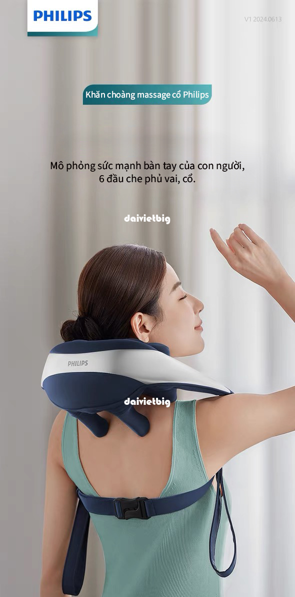 Máy Massage Cổ Vai Gáy PHILIPS PPM3205N