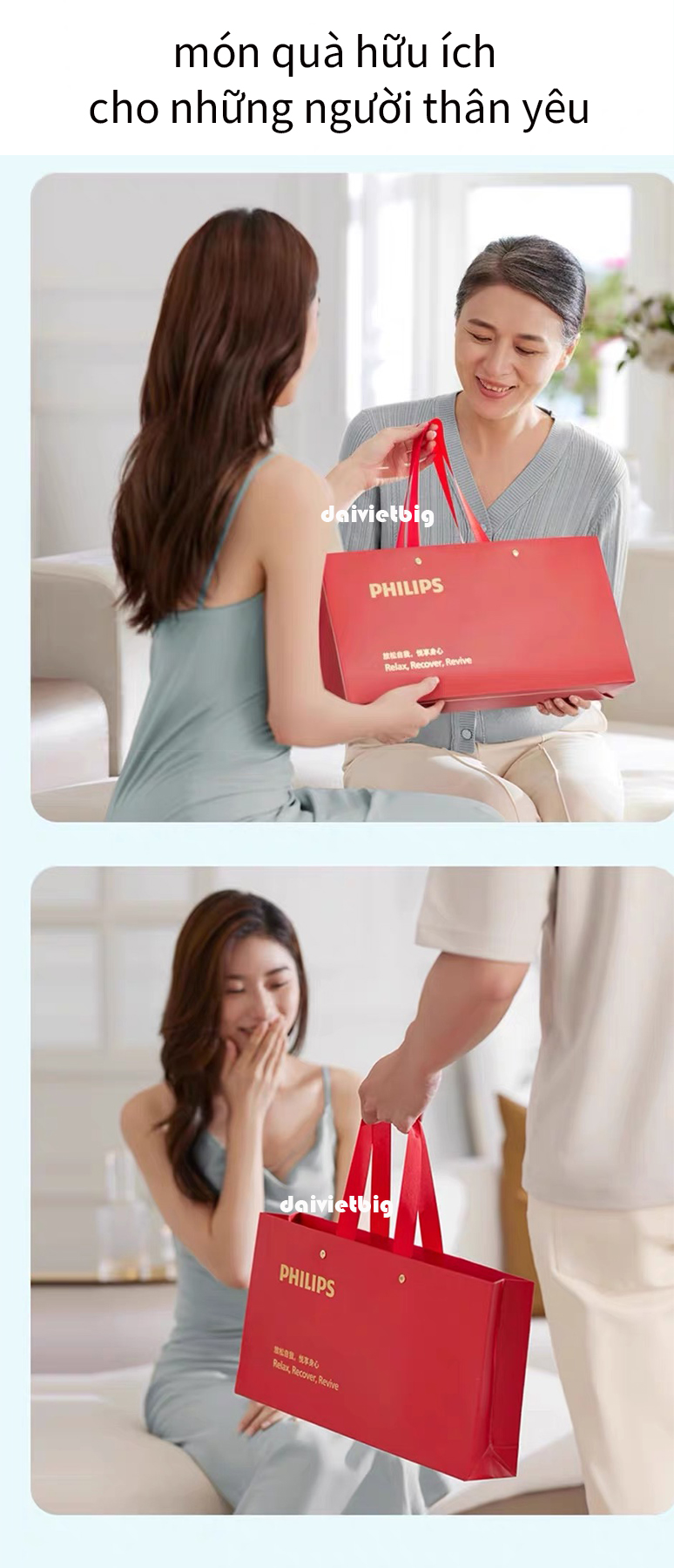 Máy Massage Cổ Vai Gáy PHILIPS 5202N