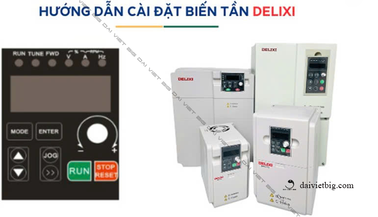  Hướng dẫn cài đặt biến tần delixi