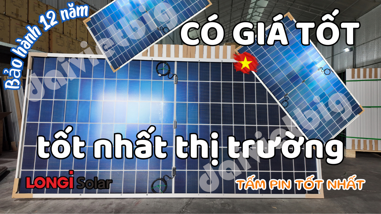 Tấm Pin Năng Lượng Mặt Trời Chất Lượng Tốt Nhất