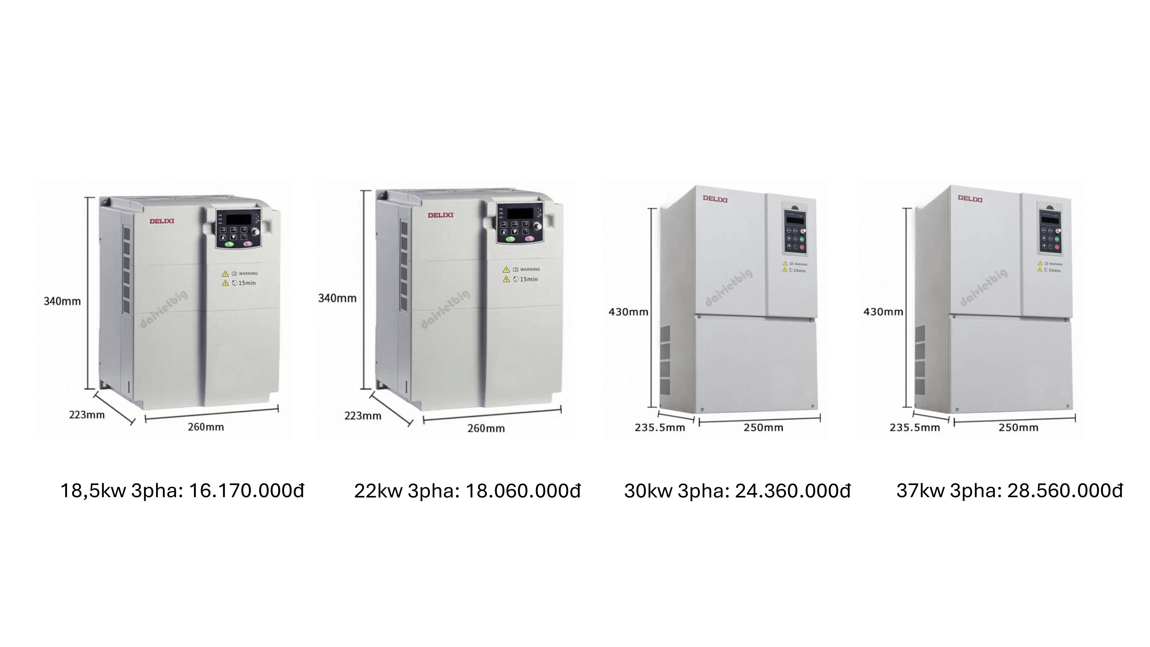 báo giá biến tần bơm Delixi