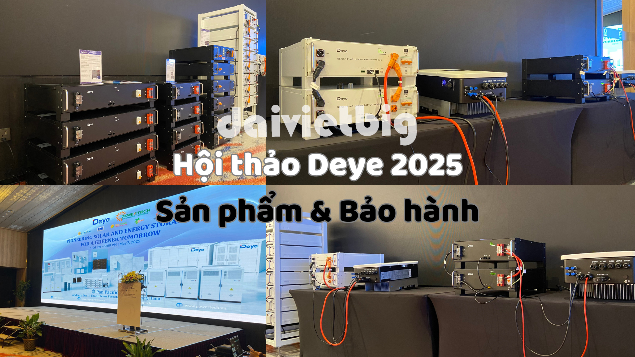 Hội Thảo Biến Tần, Pin Lưu Trữ Deye Tại Hà Nội 2025
