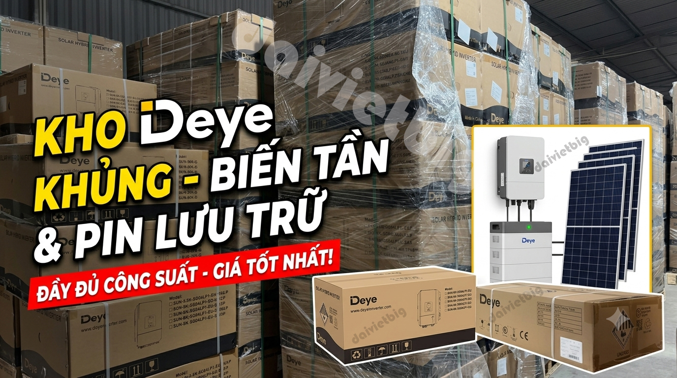 Tổng Kho Biến Tần Năng Lượng Mặt Trời - Phục Vụ Khách Hàng Và Đối Tác