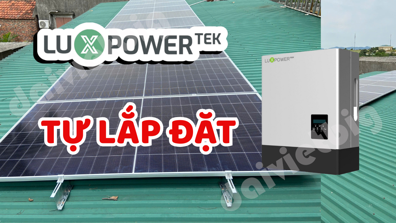 tự lắp đặt điện năng lượng mặt trời
