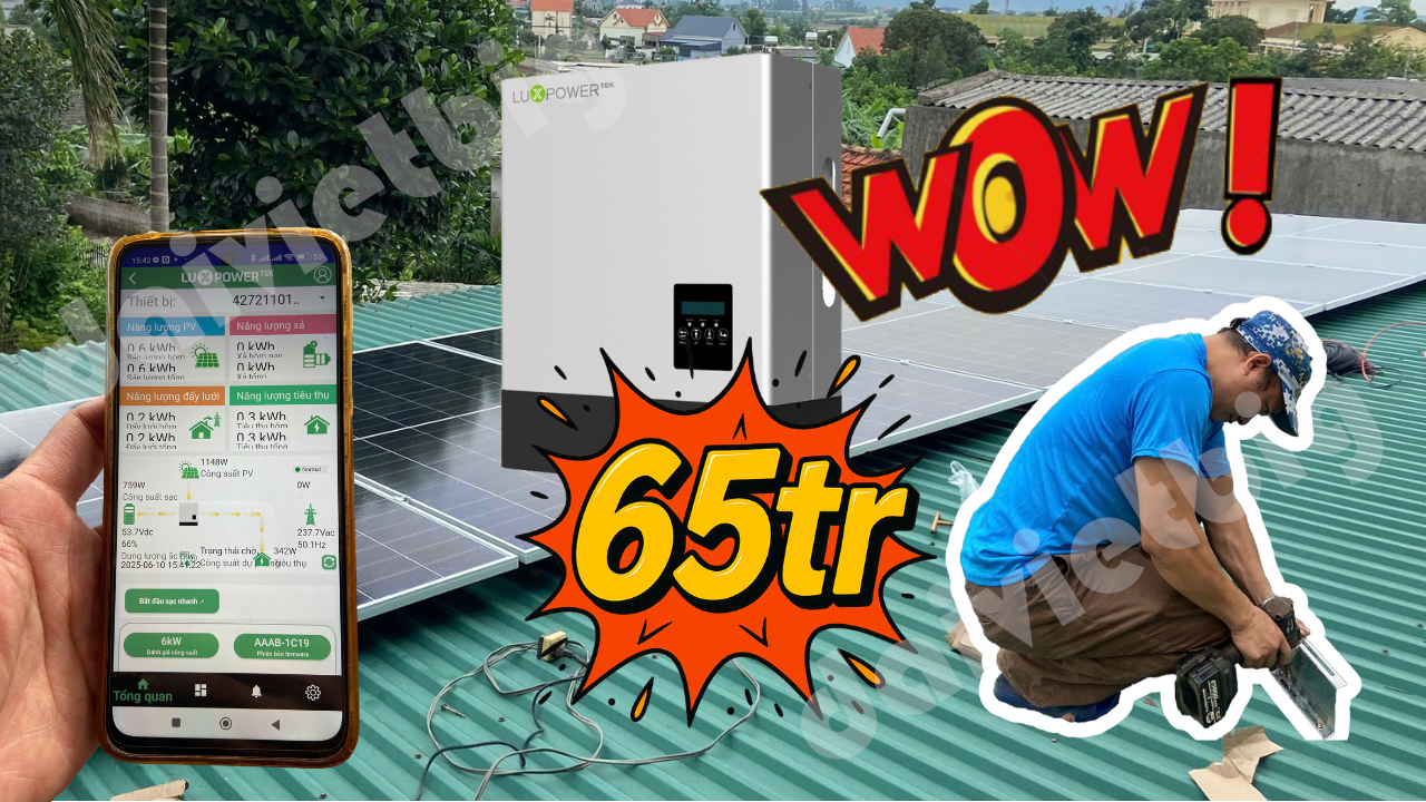 Hướng dẫn tự lắp đặt hệ thống điện năng lượng mặt trời