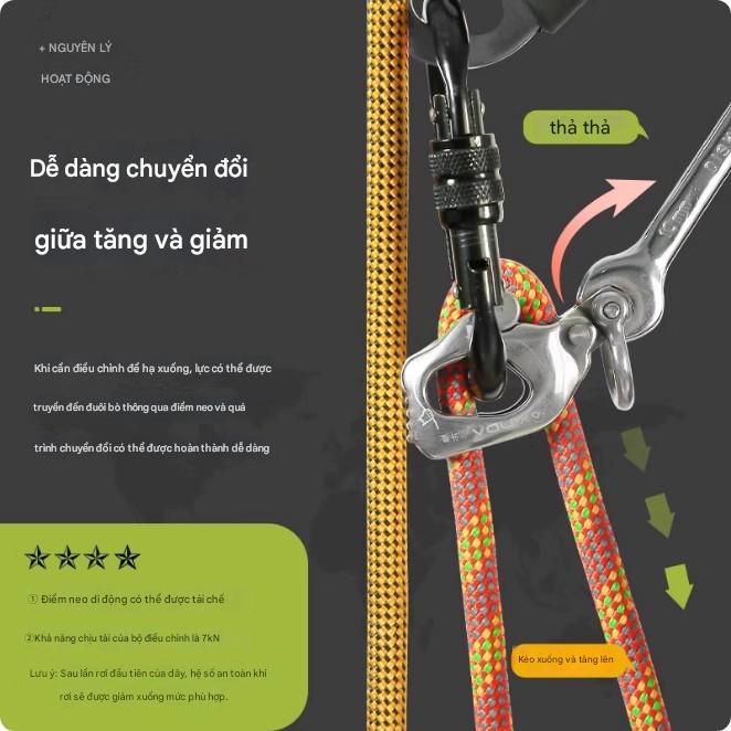 Bộ thiết bị làm việc trên không dây đôi lên xuống Xinda Beidouxing hoàn chỉnh cho việc lắp đặt điều hòa không khí