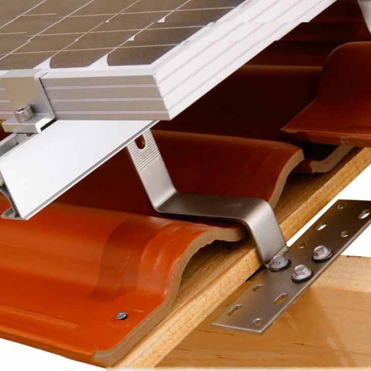 PHỤ KIỆN LẮP TẤM PIN NĂNG LƯỢNG MẶT TRỜI MÁI NGÓI
