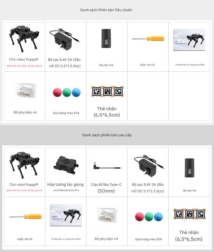 Chó Robot Huaner ROS Raspberry Pi Chó cơ khí bốn chân AI Vision Mô hình lớn Bionic Lập trình SLAM Lập bản đồChó Robot Huaner ROS Raspberry Pi Chó cơ khí bốn chân AI Vision Mô hình lớn Bionic Lập trình SLAM Lập bản đồ