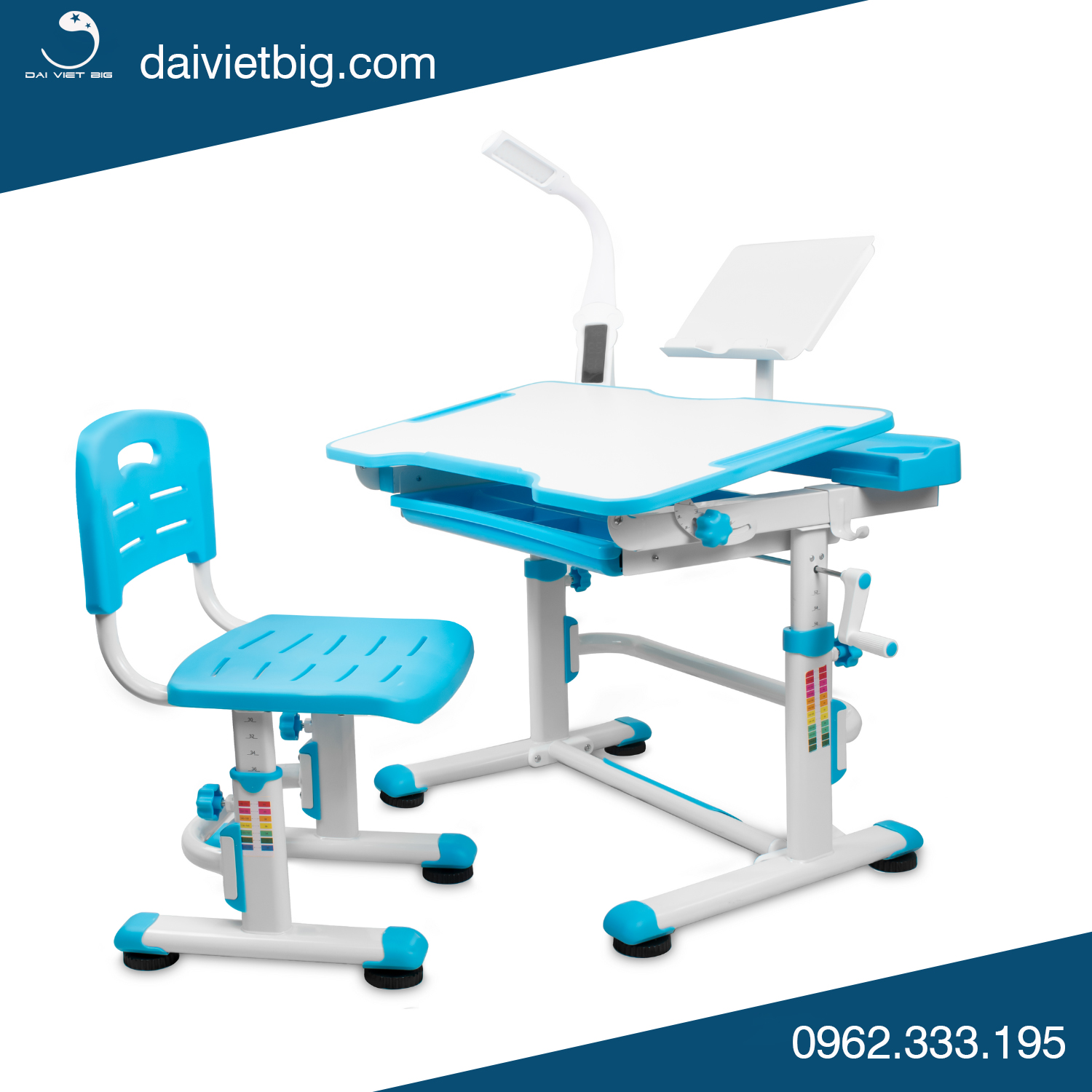 Bộ bàn ghế học sinh Besmart m81 – bé tự điều chỉnh được độ cao