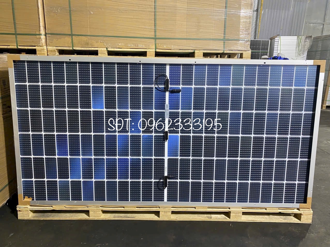 Tấm Pin SOLAR MODULE 550W LOẠI A 2MẶT KÍNH HIỆU SUẤT CAO 2025