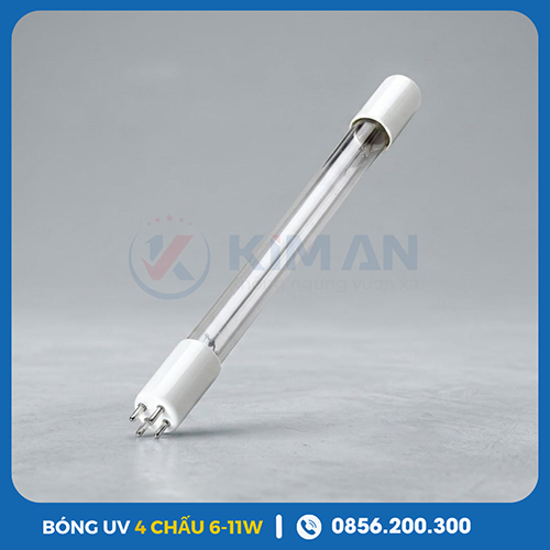 Cấu tạo chân cắm 4 chấu của bóng đèn UV máy lọc nước