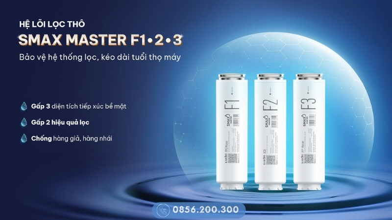 Hệ lõi lọc thô Smax Master F1-2-3