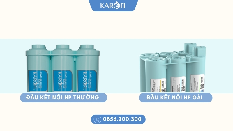 Đầu kết nối cụm lõi SMAX HP khác nhau
