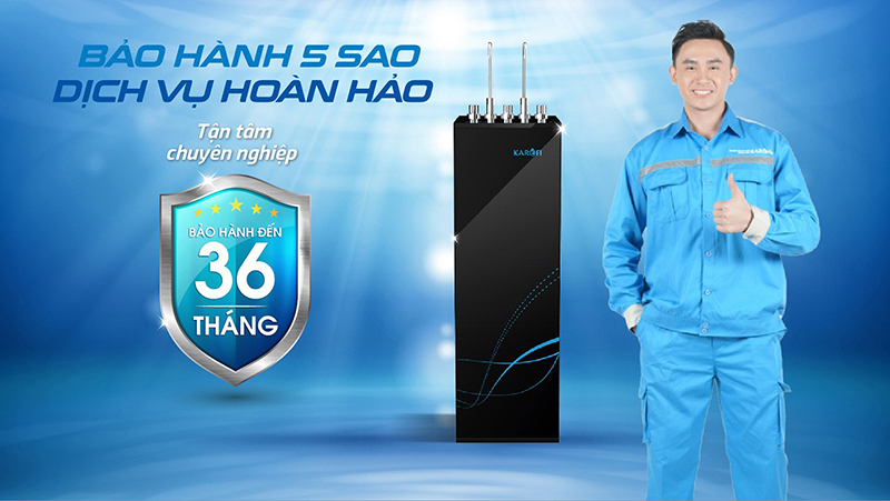 Bảo hành chính hãng Karofi lên đến 36 tháng