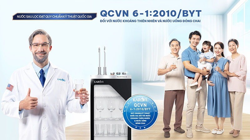 Chuẩn nước uống đóng chai QCVN 6-1:2010/BYT