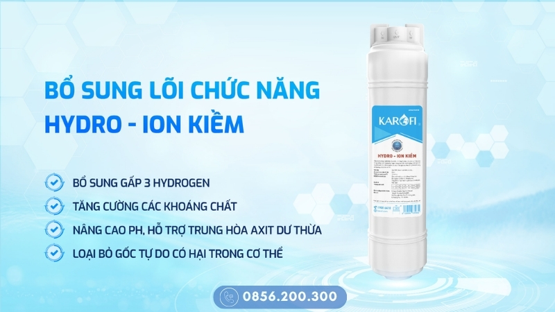 Lõi chức năng bổ sung Hydro - ion kiềm
