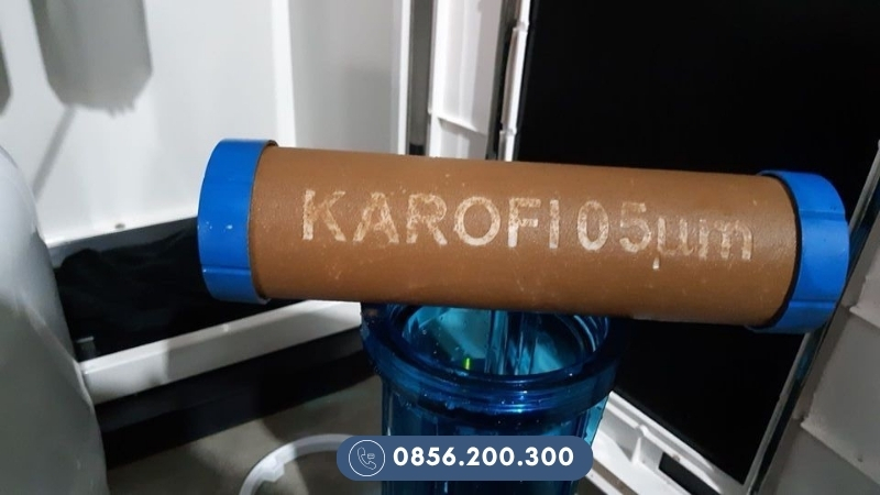 Lõi lọc thô Karofi quá hạn bị tắc