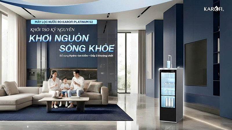 Máy lọc nước RO Karofi Platinum S2 chính hãng