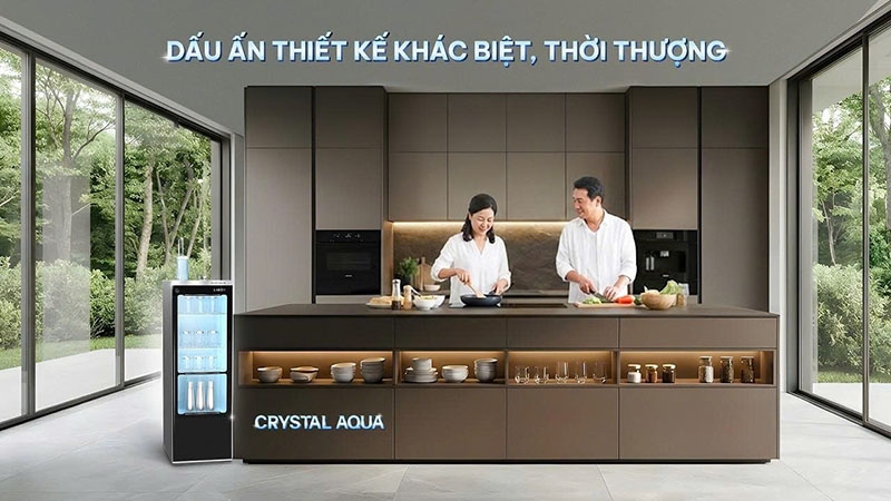 Thiết kế màu Crystal Aqua Karofi S2