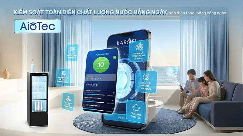 Công nghệ thông minh AioTec trên Karofi Platinum S2
