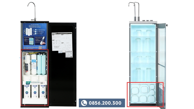 Cách phân biệt máy lọc nước Karofi sử dụng hệ lõi Smax thường hay Smax Master