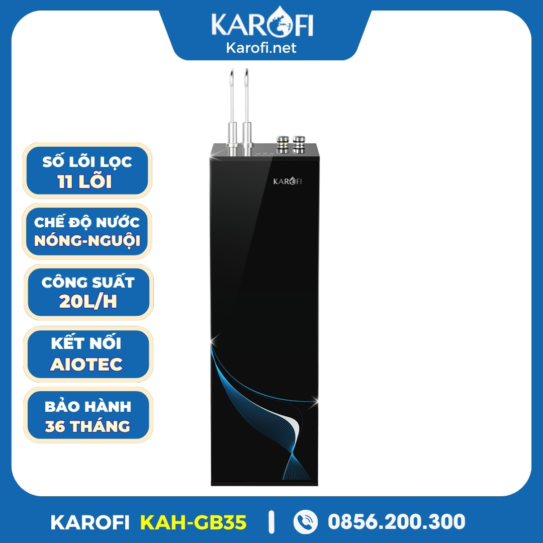 Máy Lọc Nước Nóng Nguội Karofi KAH-GB35