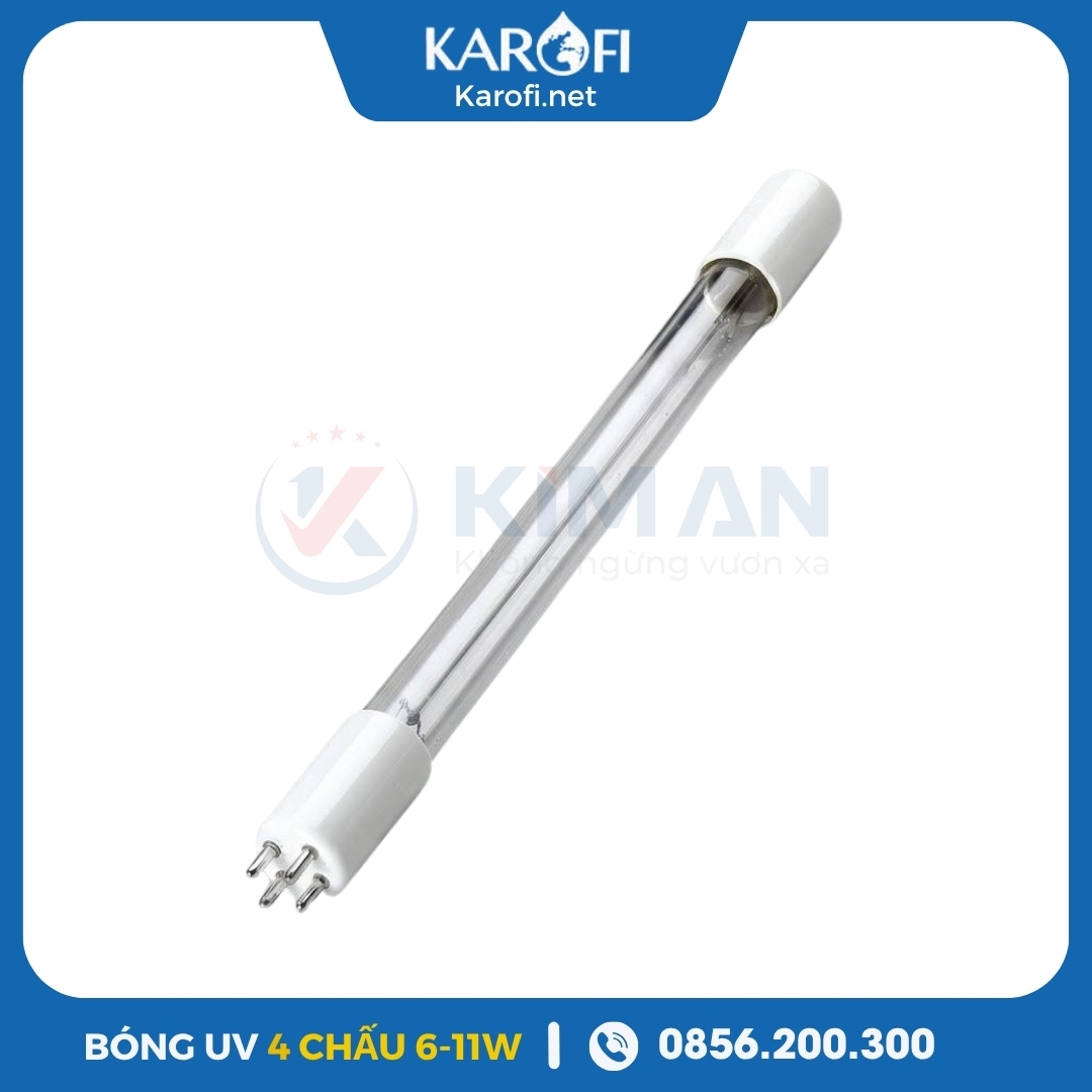 Bóng UV 4 Chấu 6-11W Cho Máy Lọc Nước