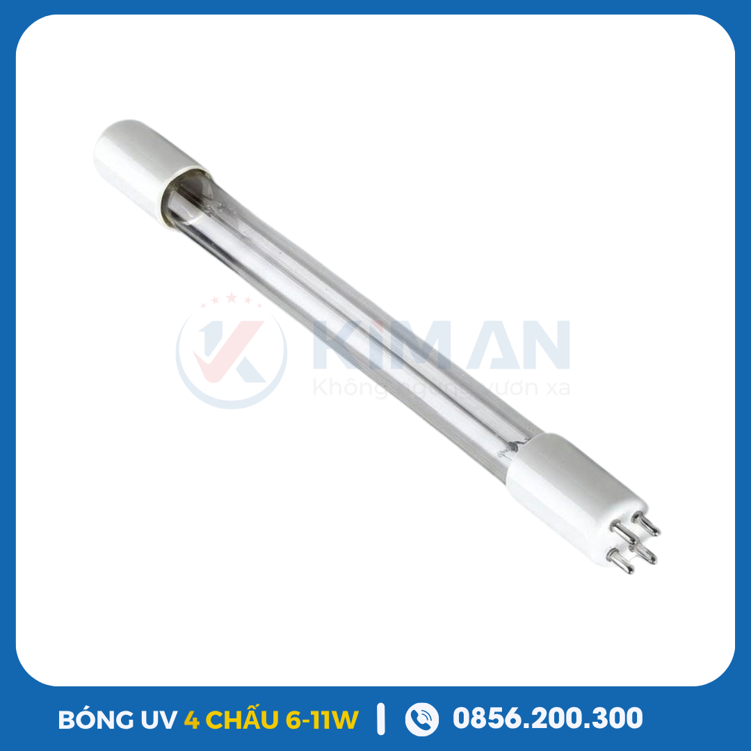 Bóng UV 4 Chấu 6-11W Cho Máy Lọc Nước