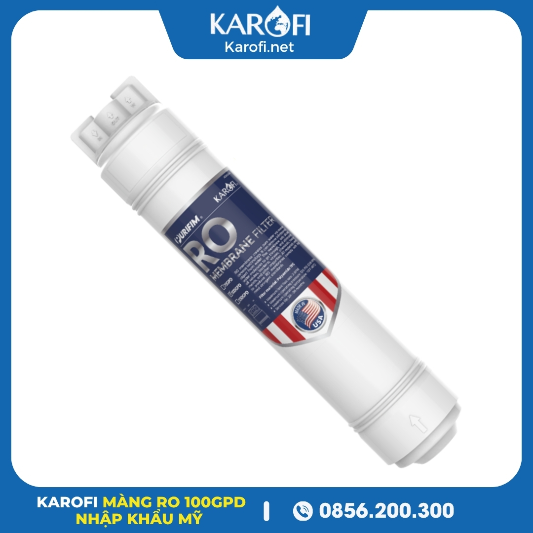 Màng RO 100GPD Nhập Khẩu Mỹ - Gài Tháo Lắp Nhanh