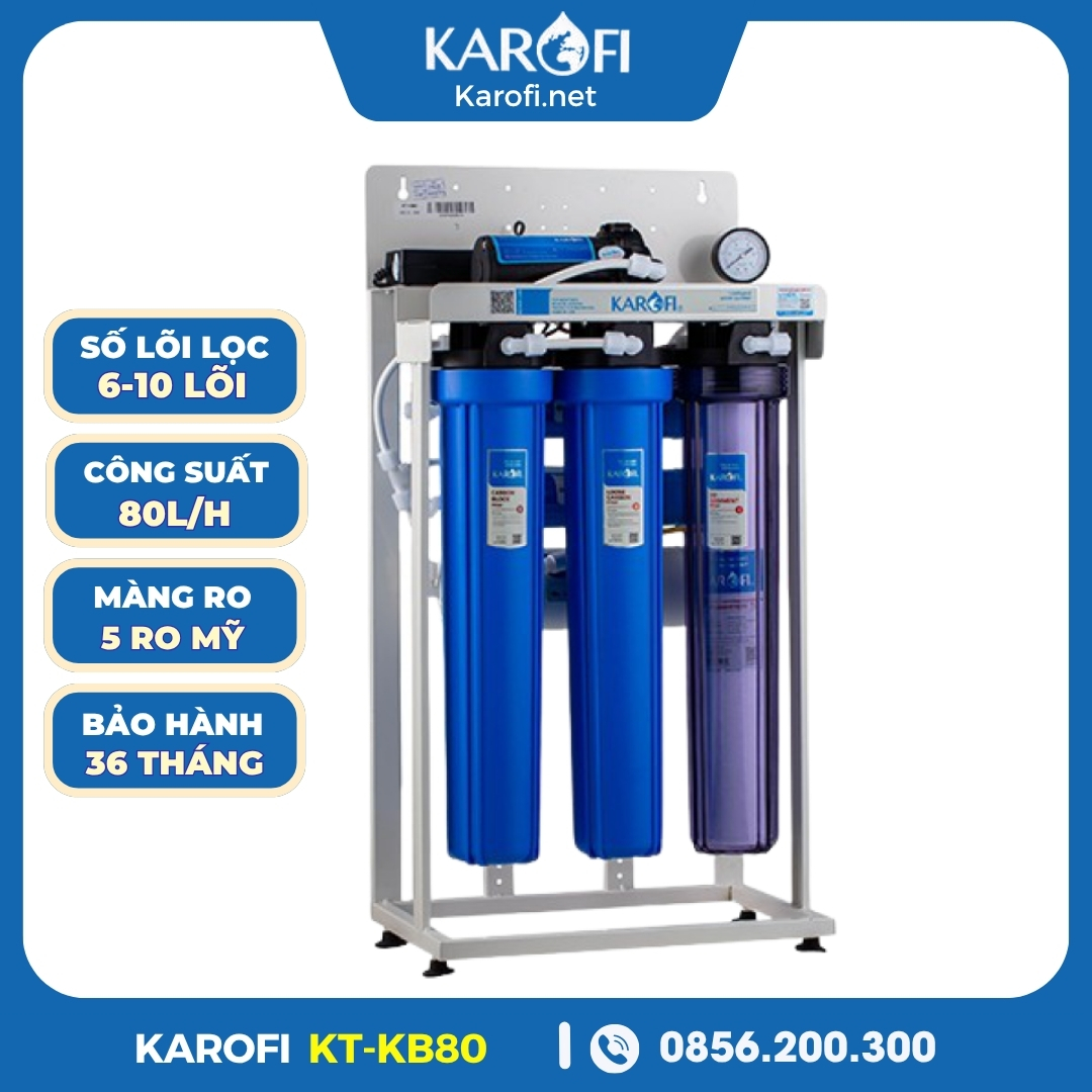 Máy Lọc Nước Bán Công Nghiệp 80L/H