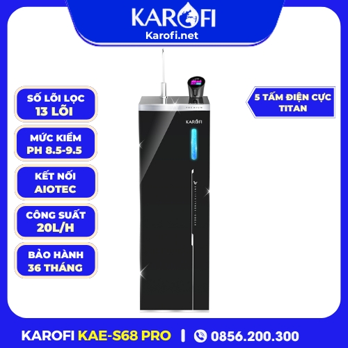 Máy Lọc Nước Hydro-Ion Kiềm Karofi KAE-S68 Pro