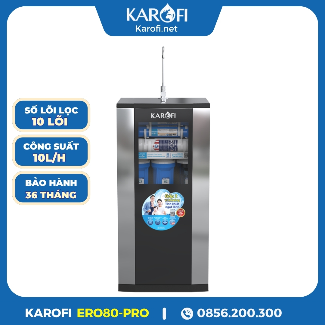 Máy Lọc Nước RO Karofi ERO80 PRO