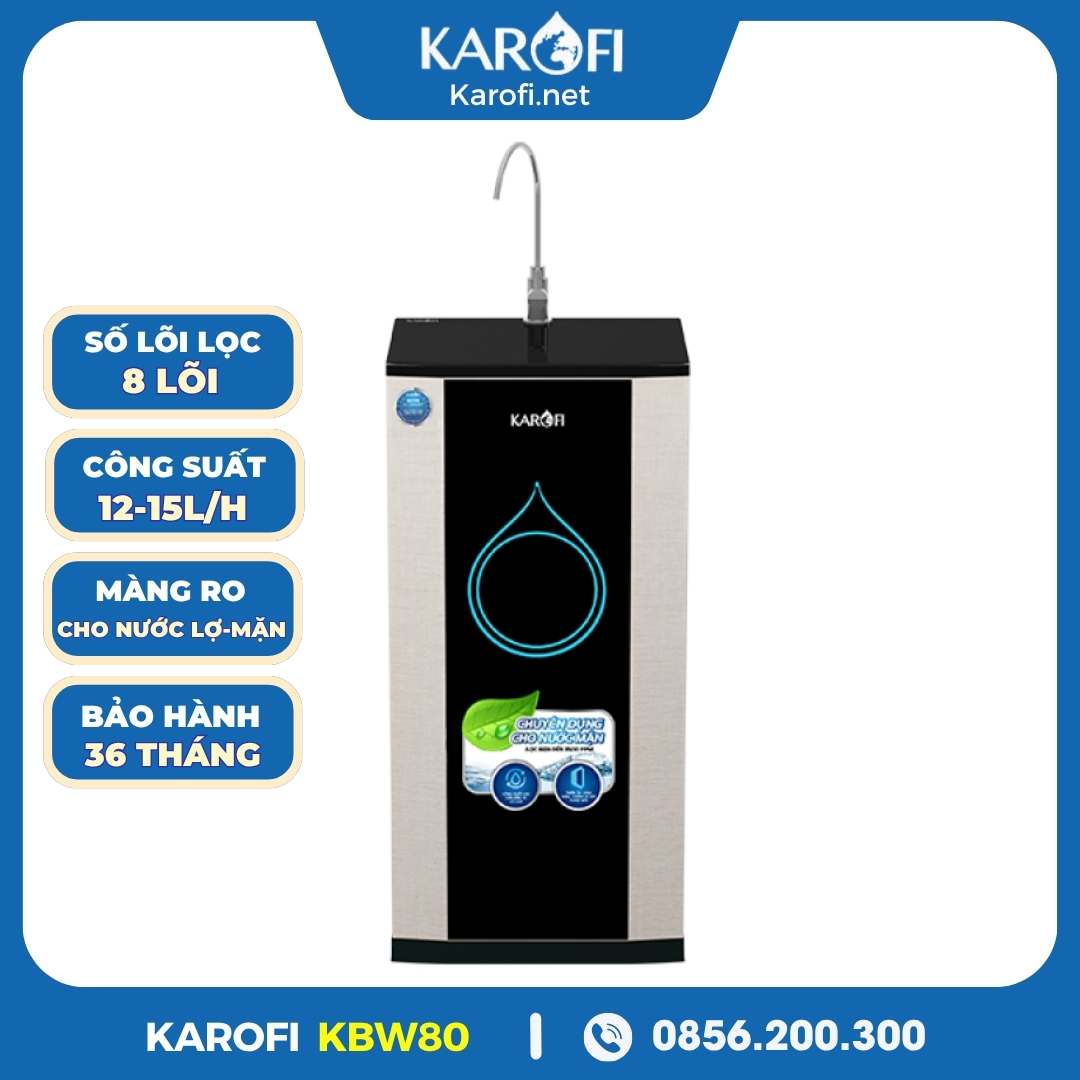 Máy Lọc Nước Karofi KBW80
