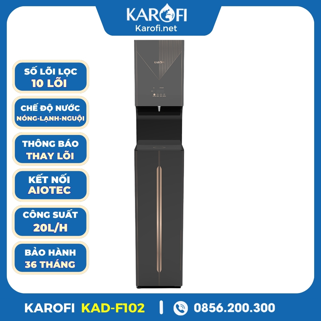 Máy Lọc Nước Nóng Lạnh Karofi KAD-F102