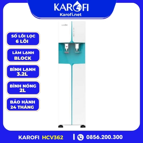 Máy lọc nước nóng lạnh Karofi HCV362