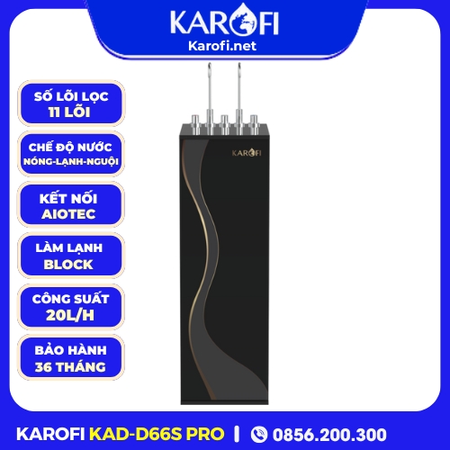 Máy Lọc Nước Nóng Lạnh Karofi KAD-D66S Pro