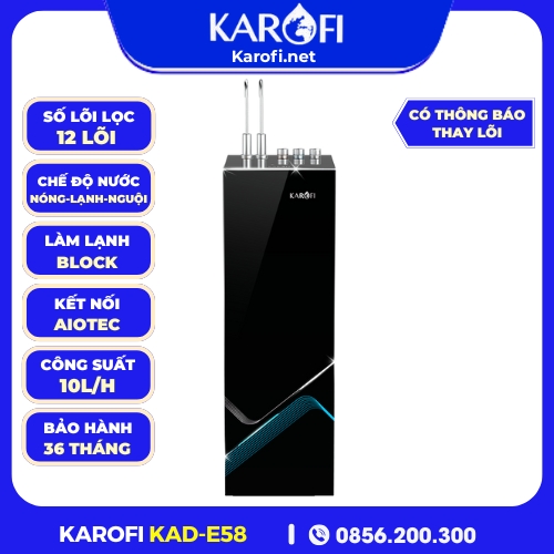Máy Lọc Nước Nóng Lạnh Karofi KAD-E58